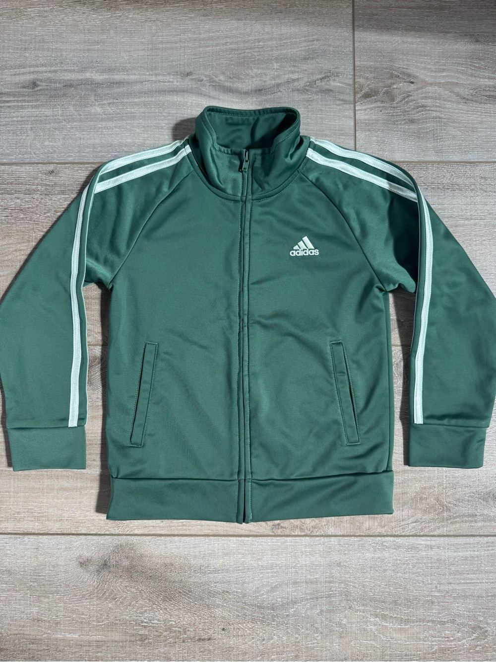 Adidas Green Athletic Top with Logo